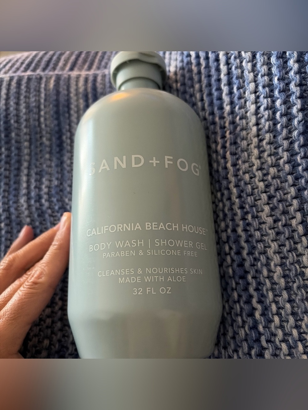 New Sand + Fog California Beach House body wash Shower gel 32 oz bottle
